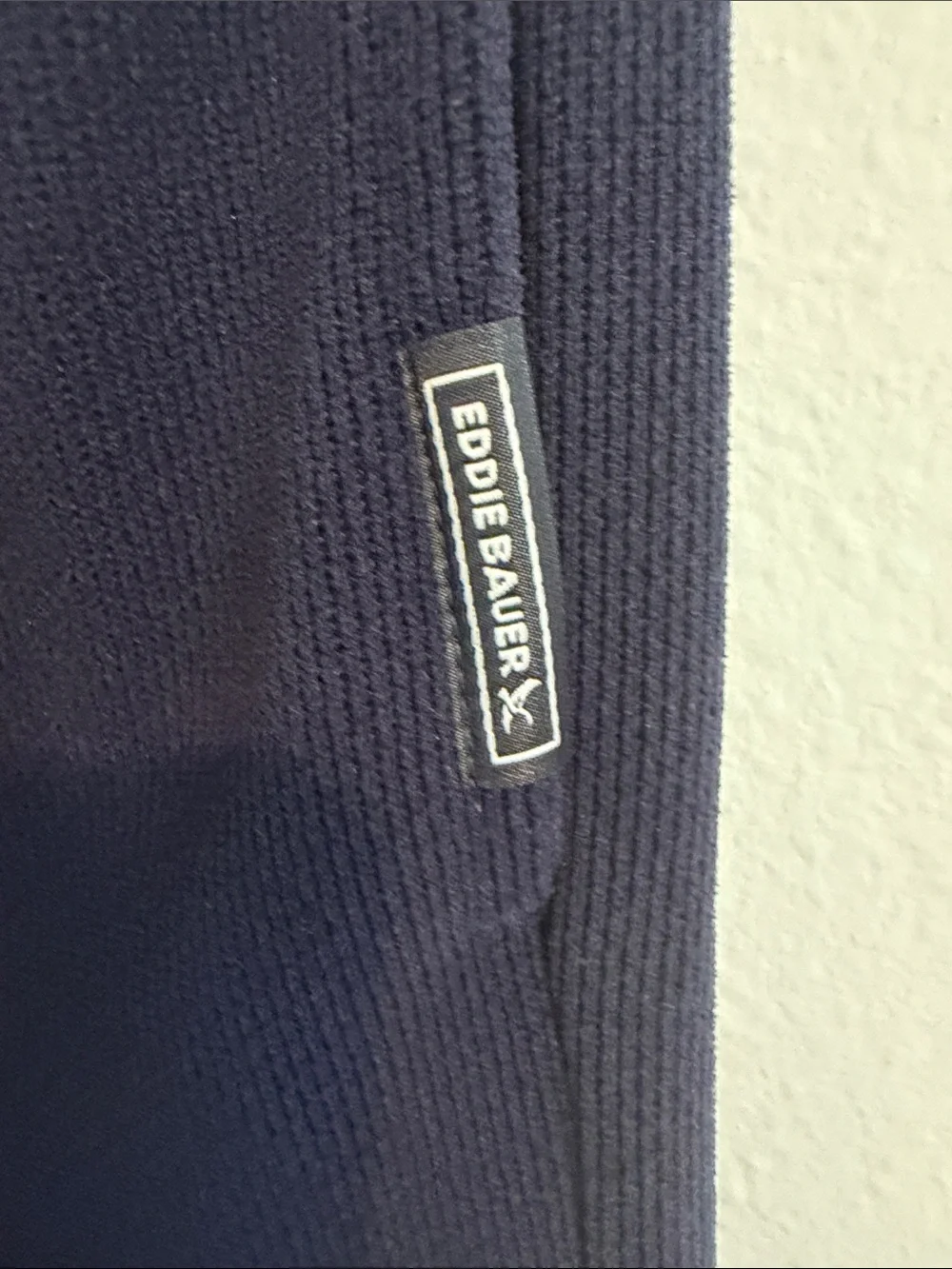 Eddie Bauer Navy Knit Drawstring Joggers